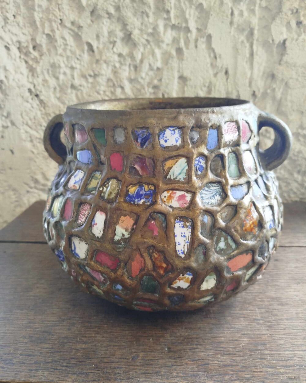 Grand vase cache pot