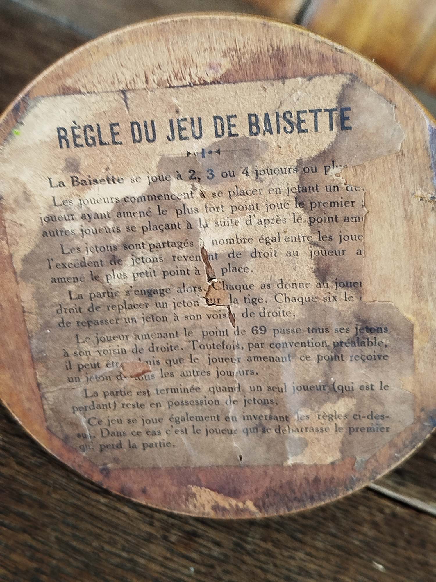 Ancien jeu de comptoir / bistrot – Image 3